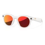 Oakley Sunglasses Meta Hstn 800204 (Lens Colour: Prizm Ruby) warm grey - 1 pair of glasses with hard case